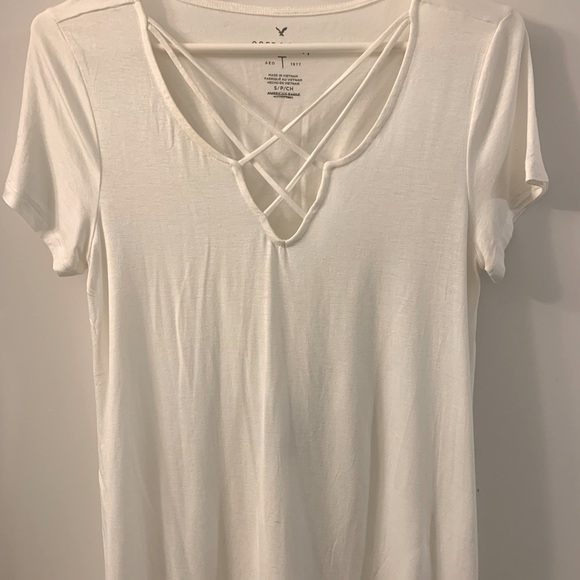 Size S AE White T-Shirt